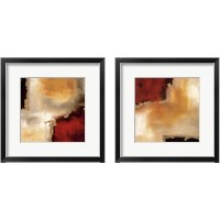 Framed Crimson Accent 2 Piece Framed Art Print Set