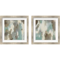 Framed 'Glistening Waters 2 Piece Framed Art Print Set' border=