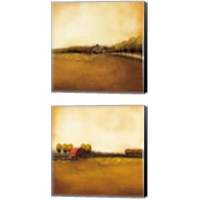 Framed 'Rural Landscape 2 Piece Canvas Print Set' border=