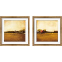 Framed 'Rural Landscape 2 Piece Framed Art Print Set' border=