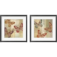 Framed Tropical Butterflies 2 Piece Framed Art Print Set