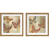 Framed Tropical Butterflies 2 Piece Framed Art Print Set