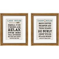 Framed Cabin Life 2 Piece Framed Art Print Set