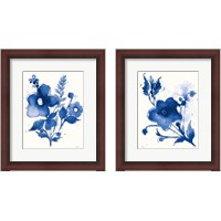 Framed Independent Blooms Blue 2 Piece Framed Art Print Set