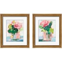 Framed 'Cut Flowers 2 Piece Framed Art Print Set' border=