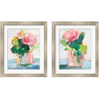 Framed 'Cut Flowers 2 Piece Framed Art Print Set' border=