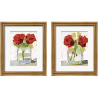 Framed Cut Roses 2 Piece Framed Art Print Set