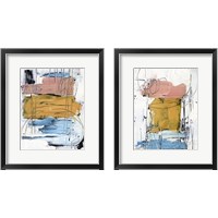 Framed 'Stacked Together 2 Piece Framed Art Print Set' border=