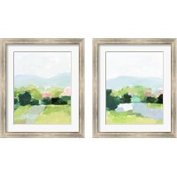 Framed 'Spring Walk 2 Piece Framed Art Print Set' border=