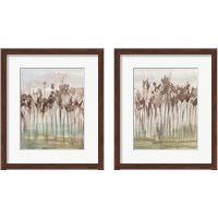 Framed 'Sienna Treeline 2 Piece Framed Art Print Set' border=