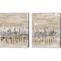 Framed 'Marshline Reflection 2 Piece Canvas Print Set' border=