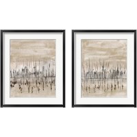 Framed 'Marshline Reflection 2 Piece Framed Art Print Set' border=