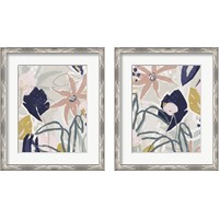 Framed 'Garden Jumble 2 Piece Framed Art Print Set' border=