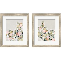 Framed Blushing Blooms 2 Piece Framed Art Print Set