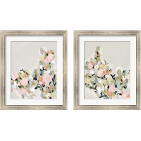 Framed Blushing Blooms 2 Piece Framed Art Print Set