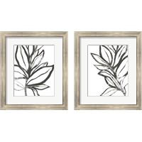 Framed 'Leaf Instinct 2 Piece Framed Art Print Set' border=