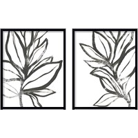 Framed 'Leaf Instinct 2 Piece Framed Art Print Set' border=