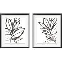 Framed 'Leaf Instinct 2 Piece Framed Art Print Set' border=