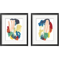 Framed 'Clamor 2 Piece Framed Art Print Set' border=