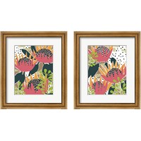 Framed 'King Protea 2 Piece Framed Art Print Set' border=