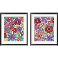 Framed Colorful Flores 2 Piece Framed Art Print Set