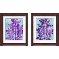 Framed 'Purple Planta 2 Piece Framed Art Print Set' border=