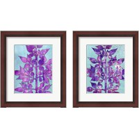 Framed 'Purple Planta 2 Piece Framed Art Print Set' border=