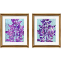 Framed 'Purple Planta 2 Piece Framed Art Print Set' border=
