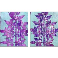 Framed 'Purple Planta 2 Piece Art Print Set' border=