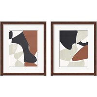 Framed 'Mountain Terrain 2 Piece Framed Art Print Set' border=