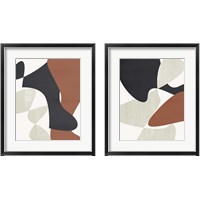 Framed 'Mountain Terrain 2 Piece Framed Art Print Set' border=