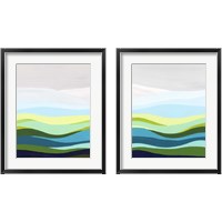 Framed 'Calm Passage 2 Piece Framed Art Print Set' border=