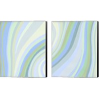 Framed 'Natural Flow 2 Piece Canvas Print Set' border=