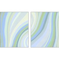 Framed 'Natural Flow 2 Piece Art Print Set' border=