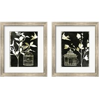 Framed 'Branch & Bird 2 Piece Framed Art Print Set' border=