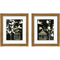 Framed Branch & Bird 2 Piece Framed Art Print Set