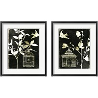 Framed 'Branch & Bird 2 Piece Framed Art Print Set' border=