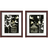 Framed Branch & Bird 2 Piece Framed Art Print Set
