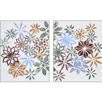 Framed 'Kaleidoscope Cut Outs 2 Piece Art Print Set' border=