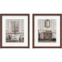 Framed Classical Bath 2 Piece Framed Art Print Set