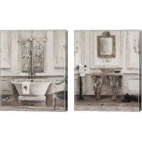 Framed Classical Bath 2 Piece Canvas Print Set