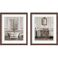 Framed 'Classical Bath 2 Piece Framed Art Print Set' border=