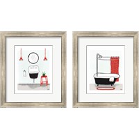 Framed Bold Bath 2 Piece Framed Art Print Set