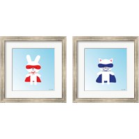 Framed Little Super Hero 2 Piece Framed Art Print Set