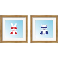 Framed Little Super Hero 2 Piece Framed Art Print Set