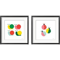 Framed 'Ladybugs Three 2 Piece Framed Art Print Set' border=