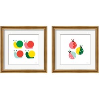 Framed 'Ladybugs Three 2 Piece Framed Art Print Set' border=