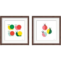 Framed 'Ladybugs Three 2 Piece Framed Art Print Set' border=