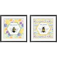 Framed Bee Harmony 2 Piece Framed Art Print Set