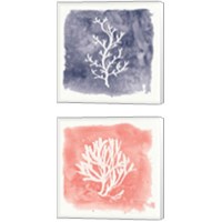Framed 'Water Coral Cove 2 Piece Canvas Print Set' border=
